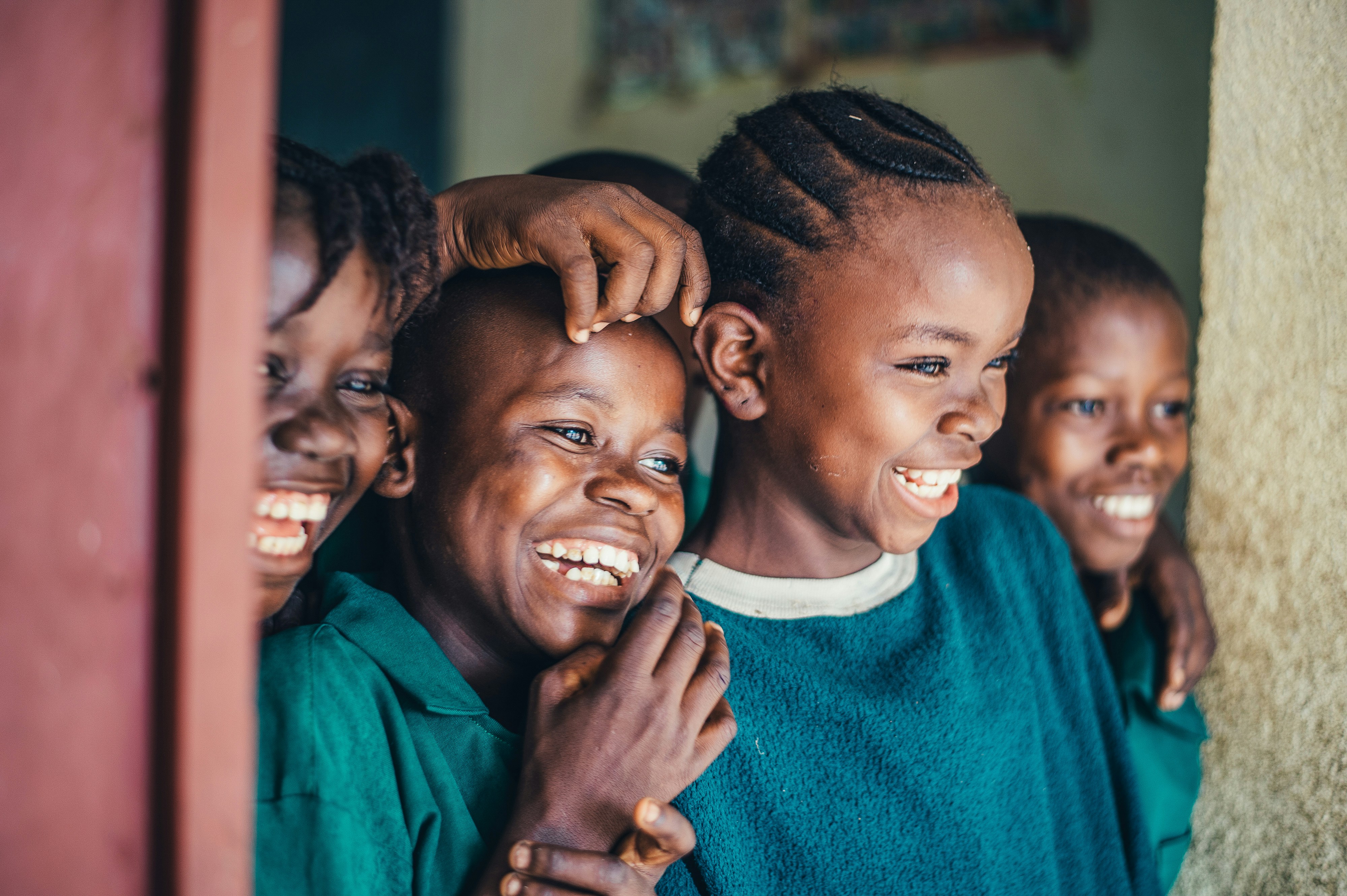 Children smiling together